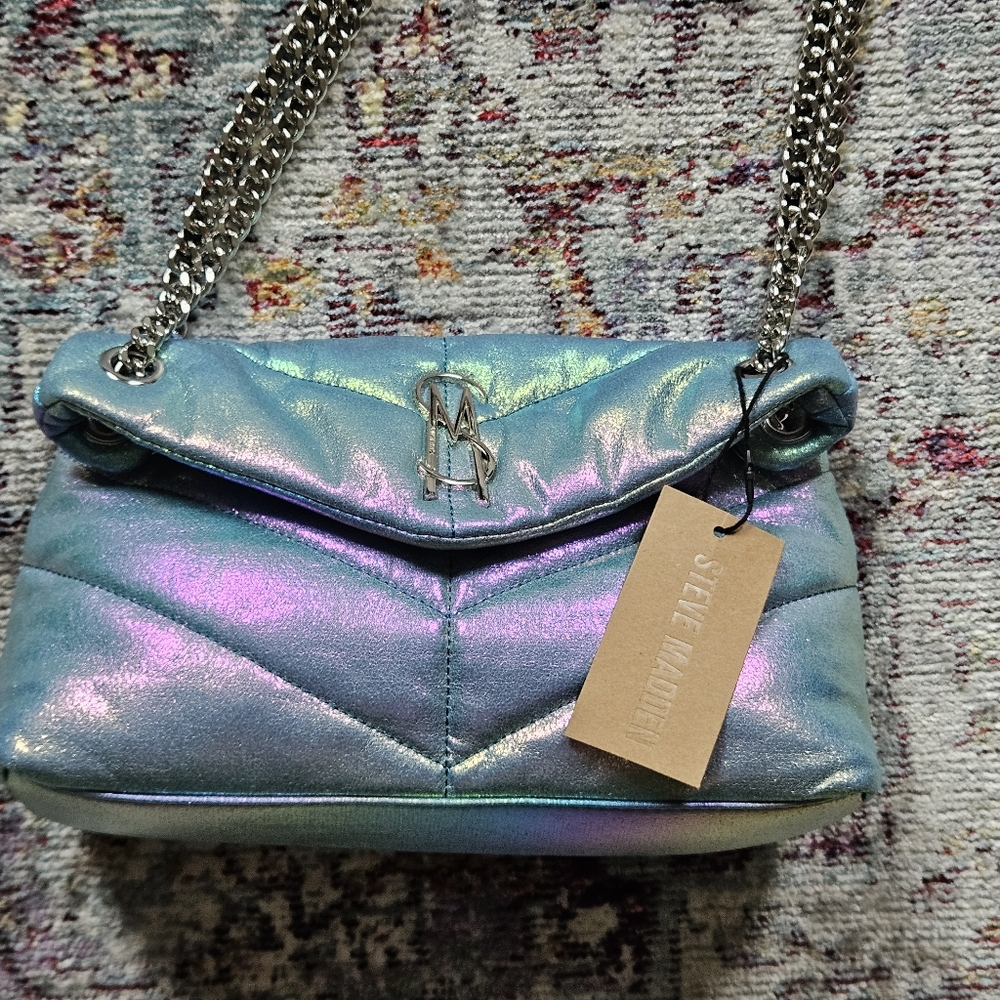 Steve Madden Shimmering Iridescent Shoulder Bag